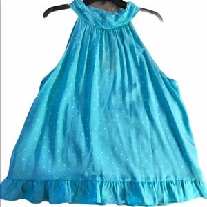 Lilly Pulitzer Geranium Top XL NWT Shorely Blue